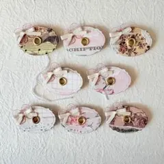 ハンドメイド♡玉紐シール シングル