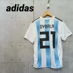 未使用タグ付 adidas アルゼンチン代表レプリカユニフォーム M 白×水色のサムネイル