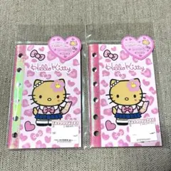 【2点セット】日焼けキティ　ハローキティ　シール帳　ヒョウ柄　新品　匿名配送