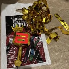 BIGBANG コンサート ペンライト 金テープ　バンド BIGBANG コンサート ペンライト 金テープ バンド BIGBANG 公式