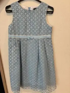 水色 ノースリーブ ワンピース 130 上着もセット