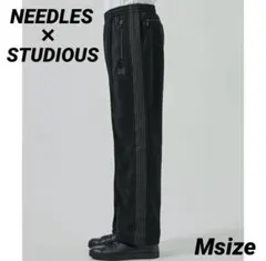 運動褲 STUDIOUS 別注 NEEDLES 尼爾斯 黑色 M