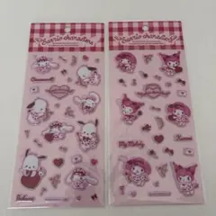 ぷっくりシール ハート サンリオキャラクターズ （2種）