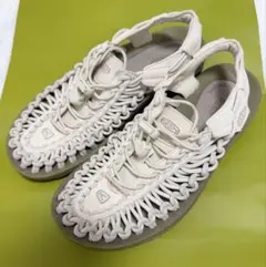KEEN NATURALCANVAS/BIRCH25㎝　キーン　サンダル　靴 KEEN NATURALCANVAS/BIRCH24.5㎝ キーン サンダル 靴 - メルカリ
