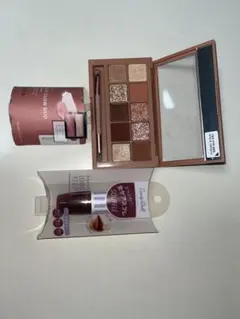 アイシャドウパレットとリップセット