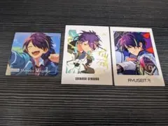 あんスタ 仙石忍 スクエアクリアカード ぱしゃっつ ES 9th TRIP 3点