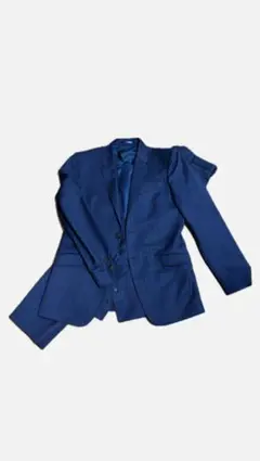 【未使用級】ポールスミス　スーツセット　紺ドットストライプ