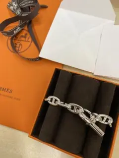 HERMES シェーヌダンクル パンク バングル サイズ16 H124406B - メルカリ
