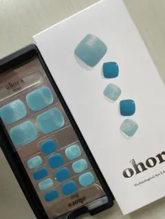 ohora P Ocean Gleam フット　ネイル　15枚のサムネイル