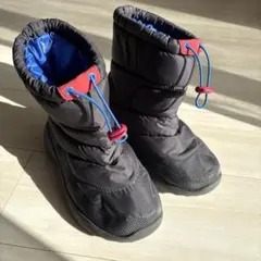 22cm 子ども用スノーブーツ 黒 モレンドル