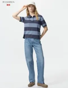 【美品】UNIQLO JW ANDERSON ストレートジーンズデニム 24