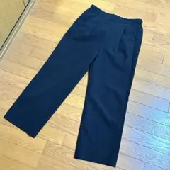 【美品】アーバンリサーチドアーズ 黒 ワイドパンツ ゆったり フリー