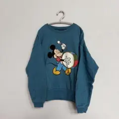 ミッキーマウス プリント トレーナー