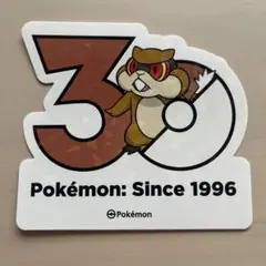 ポケモン　30周年記念　韓国　ステッカー　ミネズミ　日本未入荷のサムネイル