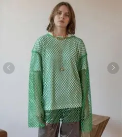 MAISON SPECIAL メゾンスペシャル ビックメッシュトップス