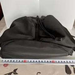 黒い巾着袋 内ポケット付き