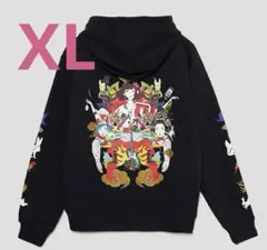 グラニフ　中村佑介　XLサイズ　コラージュ　パーカー　ブラック