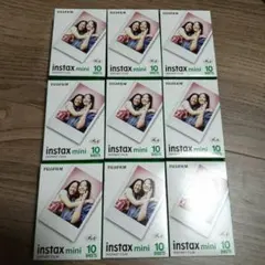 FUJIFILM instax mini チェキフィルム 10枚入9 個セット