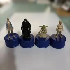 ペプシ　スター・ウォーズ ボトルキャップフィギュア 4体セット　ヨーダ