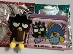 ばつ丸 スシロー コラボ限定 マスコット ファスナーポーチはぴなついぇい！