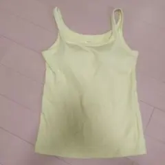 PEACE FIT カップ付きタンクトップ イエロー