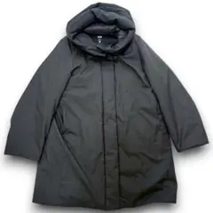 【極美品】ユニクロ ハイブリッドダウンコート オーバーサイズ M 黒