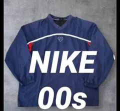 00s y2k ナイキ NIKE ピステ センター刺繍ロゴ　プルオーバーのサムネイル