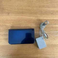 New 3DS LL ネイビー 本体 ACアダプター付き　値下げあり