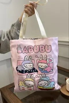 ラブブ。高品質トートバッグ ピンク（大容量）