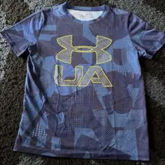 Under Armour HeatGear Tシャツ YLG ネイビー