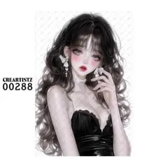 00288 ガール ペーパー/ステッカー 4枚 CREARTISTZ