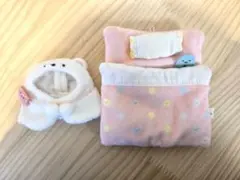 すみっコぐらしコレクション　ふとん　ピンク　おきがえすみっコ　てのりぬいぐるみ
