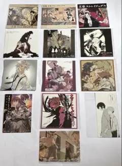 文豪ストレイドッグス 特典 イラストカード ミニ色紙 まとめ 太宰 中也 25巻 文豪ストレイドッグス 特典 イラストカード ミニ色紙 まとめ 太宰 中也
