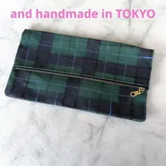 and handmade in Tokyo ロンハーマン　クラッチバッグ