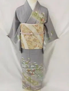 加賀友禅 村下信幸 落款入 色留袖 仮絵羽 未仕立て 「プロポーズ」正絹