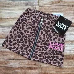 新品 未使用 LOVE BOAT ラブボート ミニスカート 豹柄 女の子 100