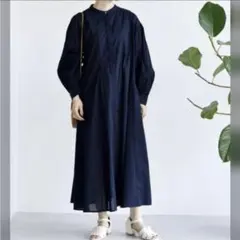 未使用◼️シップス SHIPS anyロングマキシ丈ブザムデニムシャツ