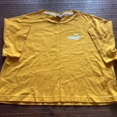 PUMA イエロー Tシャツ Mサイズ