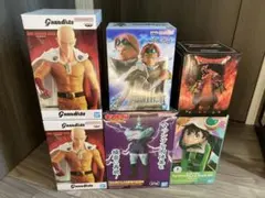 最新プライズフィギュアワンパンマンヒロアカワンピースドラクエキン肉マン６体