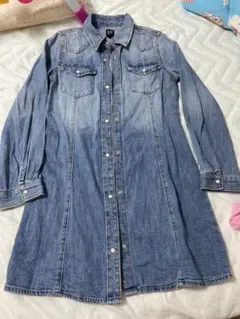 デニムシャツワンピース デニムワンピース