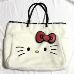 希少 LeSportsac ハローキティ50周年 コラボ　ボア トートバッグのサムネイル
