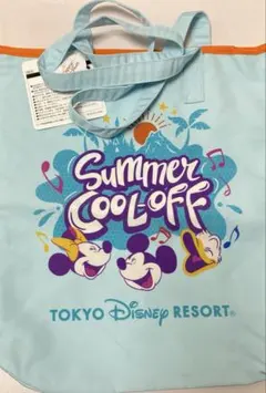 ディズニーリゾート　サマークールオフ　トートバッグ　ミセスグリーンアップル