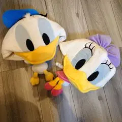 ディズニー ドナルドダック　デイジー　ファンキャップ　2点セット
