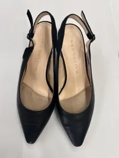 NEO RHYTHM ブラック スリングバックパンプス 24.5cm