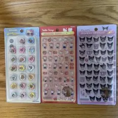 ボンボンドロップシール　サンリオ　キティクロミ　おはじきシール日焼け　ギャル