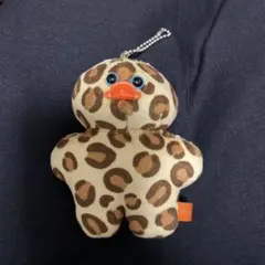 mojojojo マスコットぬいぐるみ2 アヒル あひる ひよこ ヒョウ柄　①