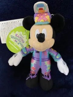 【新品】ミッキーマウス ぬいぐるみバッジ イースター ディズニー disny