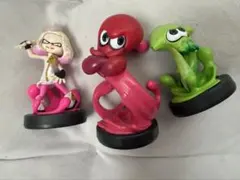 amiibo スプラトゥーン イカ タコ　ヒメ　3体セット