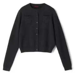 CABaN コットンカシミヤクルーネックカーディガン