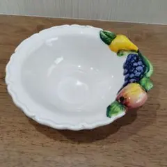 イタリア製 陶器 フルーツ装飾 プレート ボウルのサムネイル